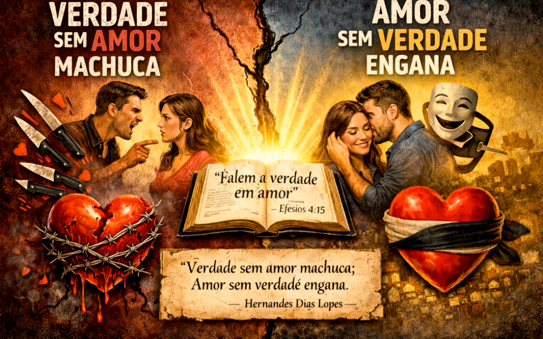 Verdade Sem Amor Machuca Seu Casamento; Amor Sem Verdade Engana Seu Cônjuge